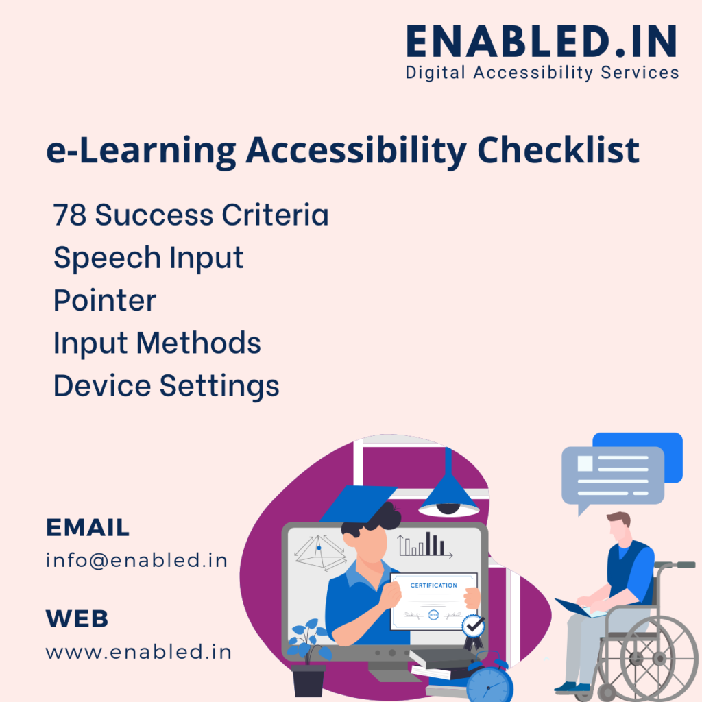 E-Learning Accessibility - Enabled