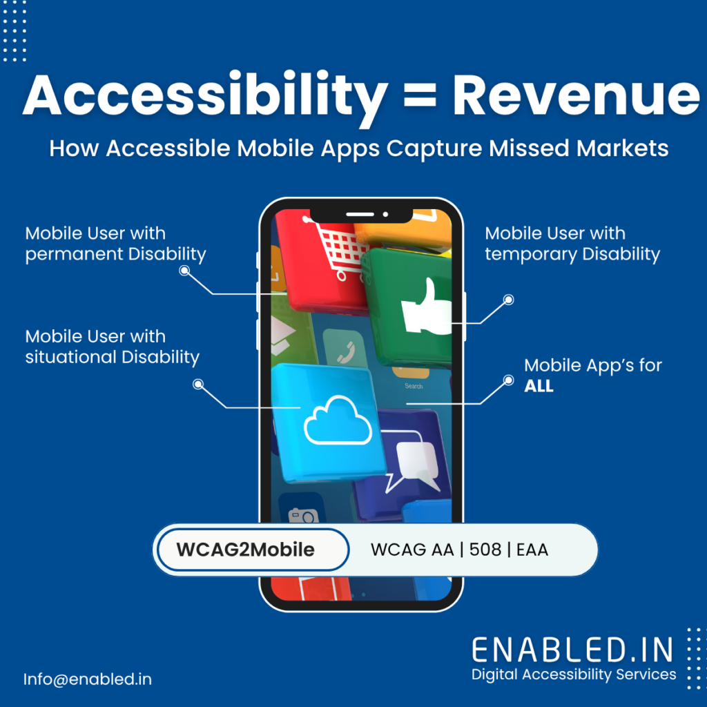 Accessibility = Revenue: How Accessible Mobile Apps Capture Missed Markets