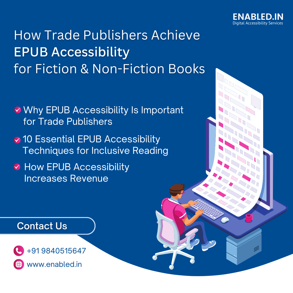 How Trade Publishers Achieve EPUB Accessibility for Fiction & Non-Fiction Books