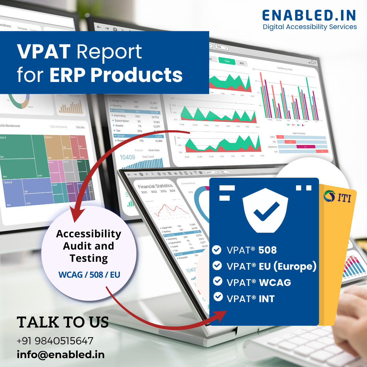 VPAT Report for ERP – Ensuring Accessibility Compliance - WCAG 2.2, Section 508 & EU Standards