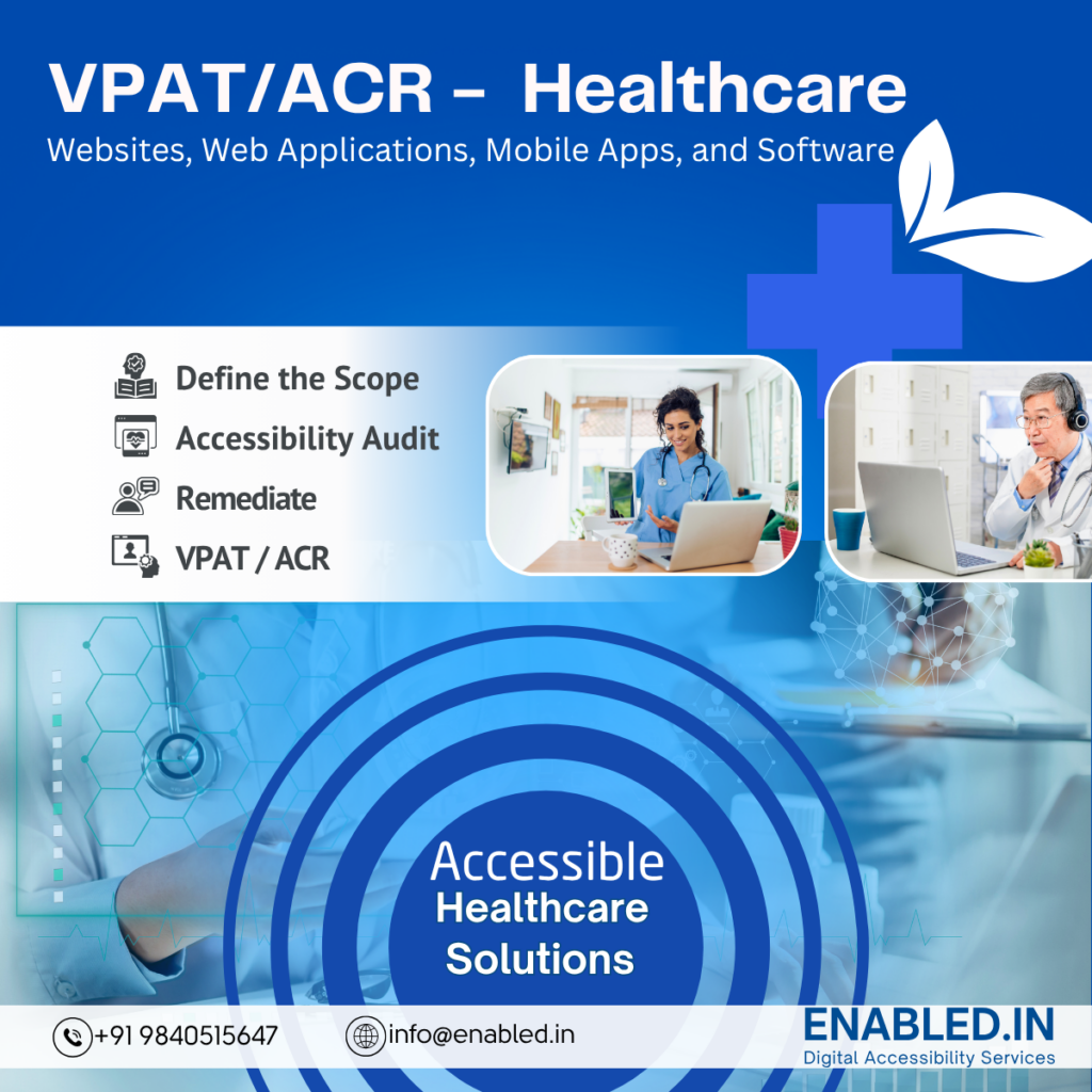 Healthcare VPAT ACR Accessibility Audit