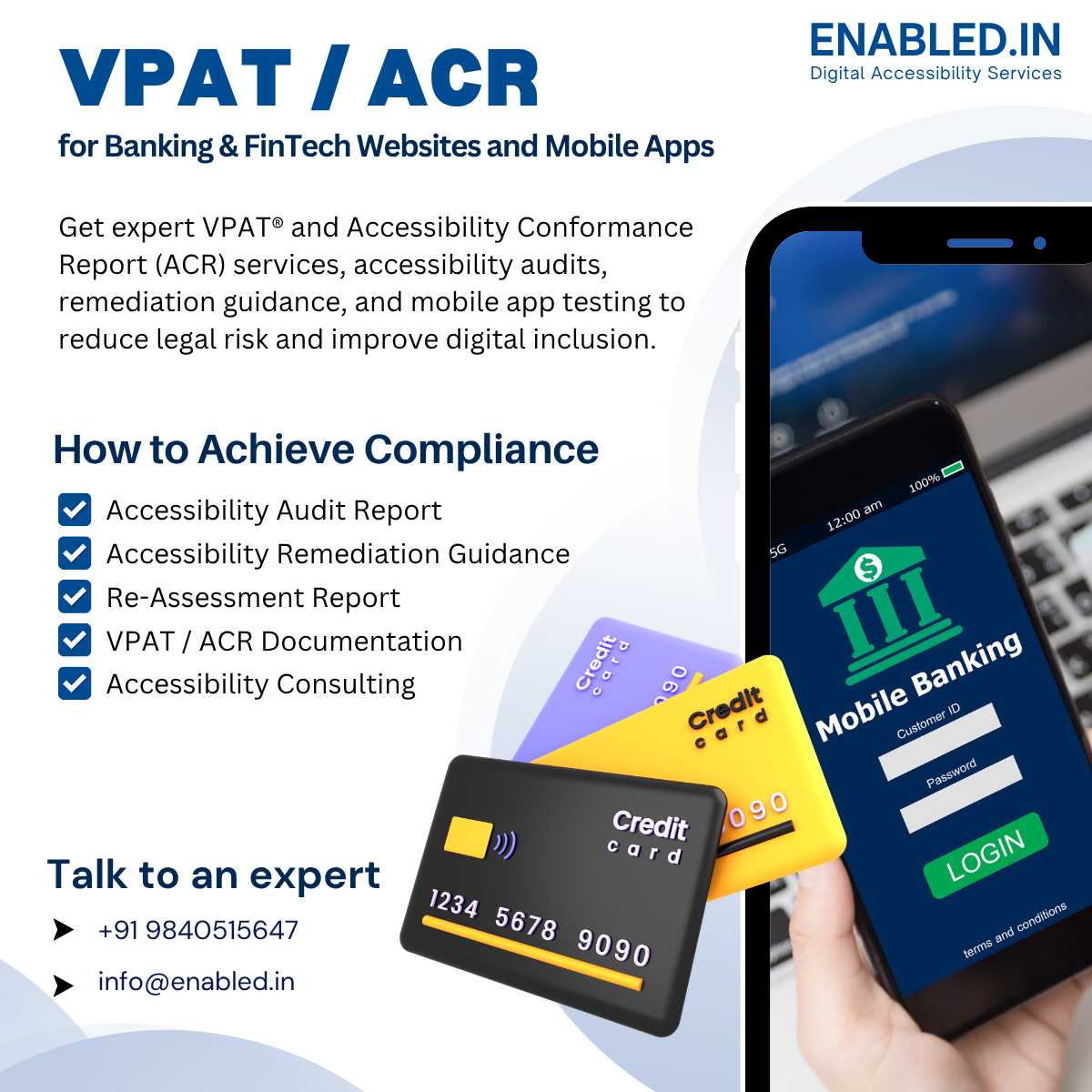 VPAT® / ACR for Banking & FinTech Websites and Mobile Apps: Complete WCAG 2.2 AA Compliance Guide