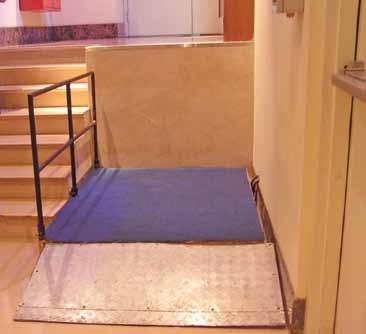 Hotel Accessibility Manual – Platform Lift Stairs