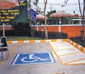 persons with disabilities signage