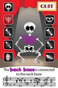 Dem Dancing Bones - gross motor skills apps