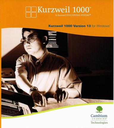 Kuzweil K1000 OCR Scanning & Reading Software