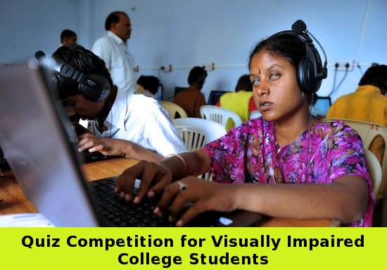 Quiz Competition for Visually Impaired Colleges