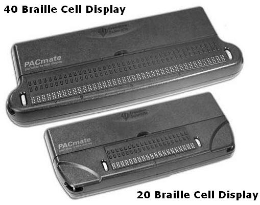 nvda screen reader braille display pac mate