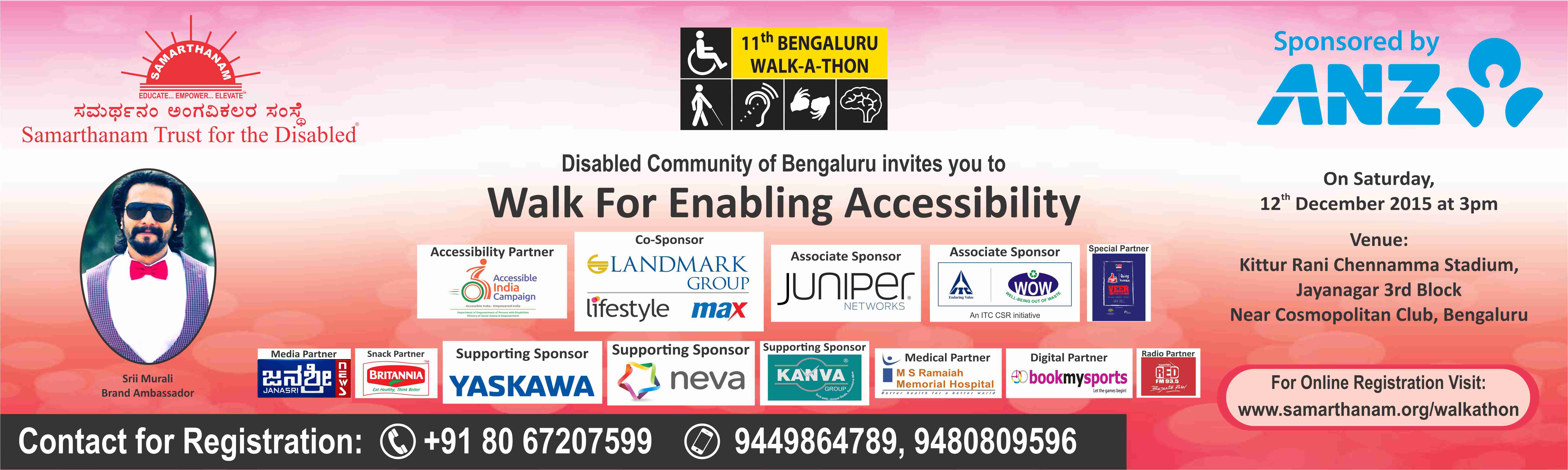 walk for enabling accessibility banner