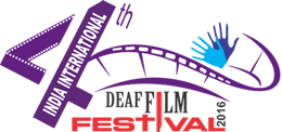 4th Indian International Deaf Film Festival (IIDFF) Logo