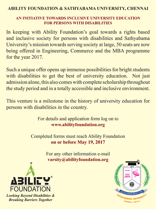 Merit based Education for students with disabilities