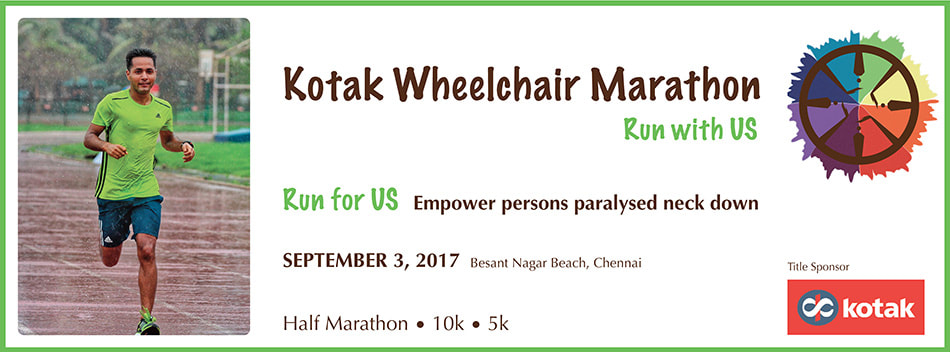 Kotak wheelchair marathon 2017 banner