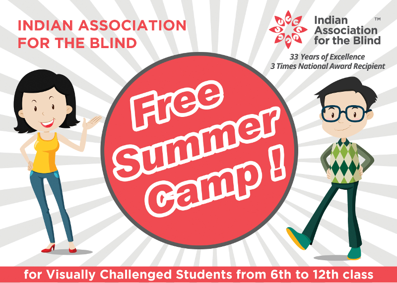 Free Summer Camp for Visually Challenged