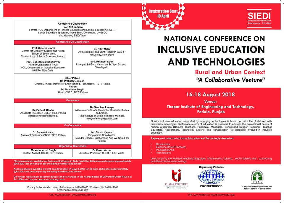 National Conference Inclusive Education and Technologies