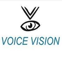 Voice Vision logo ; Weekend Spoken English Course for Persons with Visual Impairment