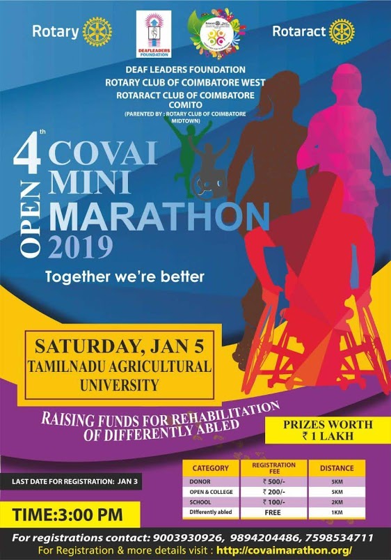 Covai Mini Marathon – Together we are better
