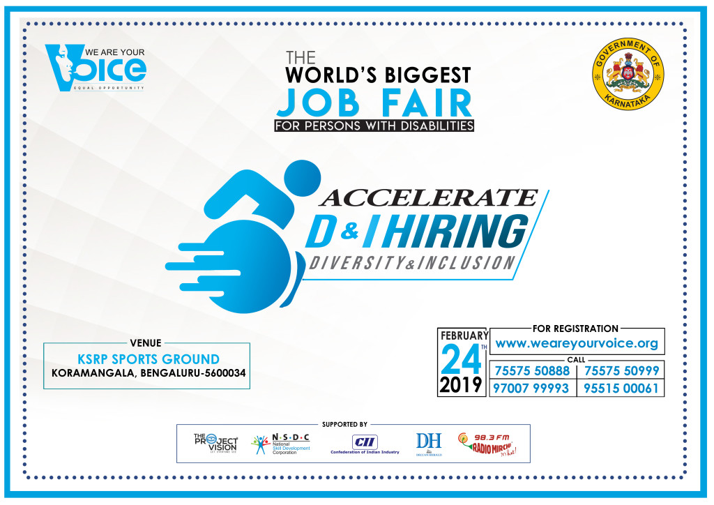Exclusive Job Fair for Persons With Disabilities - Bengaluru