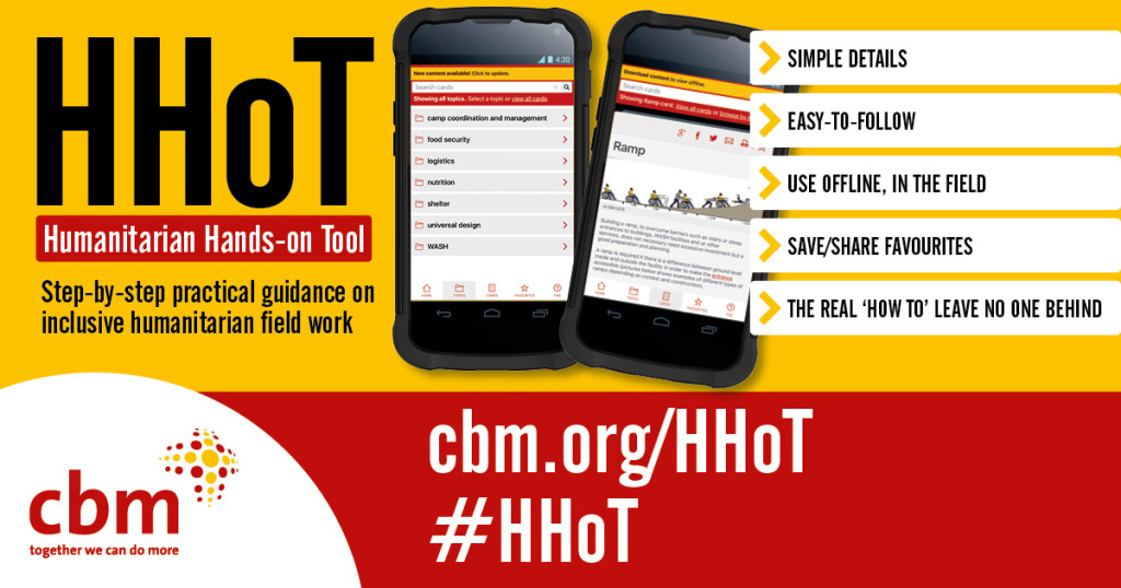 Humanitarian Hands on Tool HHoT banner