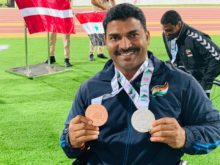 Sandesha won the Silver and Bronze medal – Paralympic IWAS 2019
