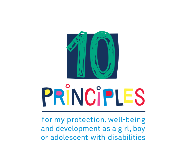 The 10 principles for my protection, well-being and development as a girl, boy or adolescent with disabilities