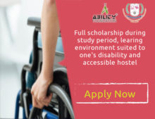 Full Scholarship during study period for Students with Disabilities – Ability Foundation