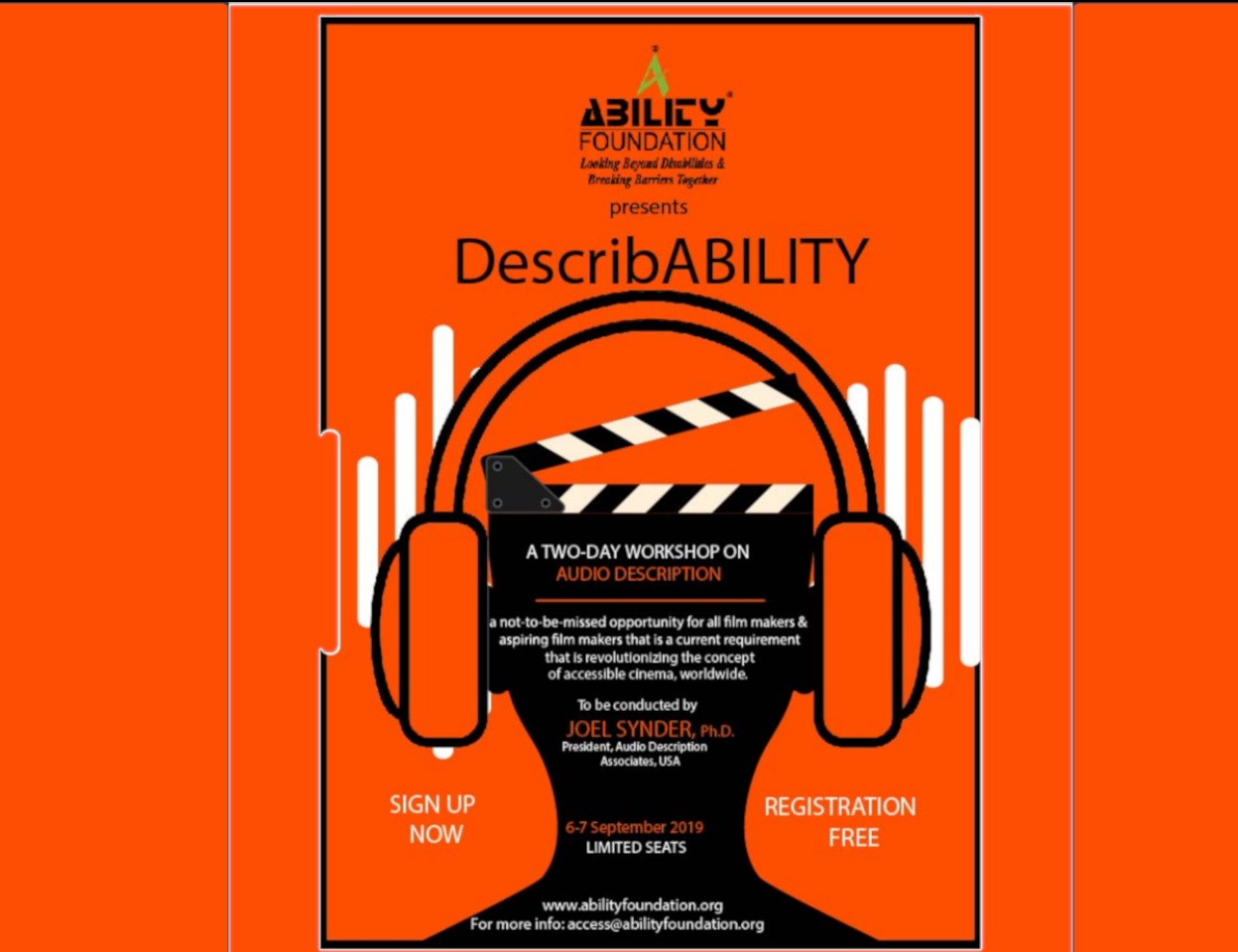 Audio Description – DescribABILITY by Joel Synder, USA