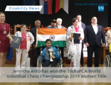 Jennitha Anto has won the 19th IPCA World Individual Chess Championship 2019 Women Title
