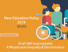 New Education Policy 2019 Draft Unacceptable: It Perpetuates Inequality & Discrimination