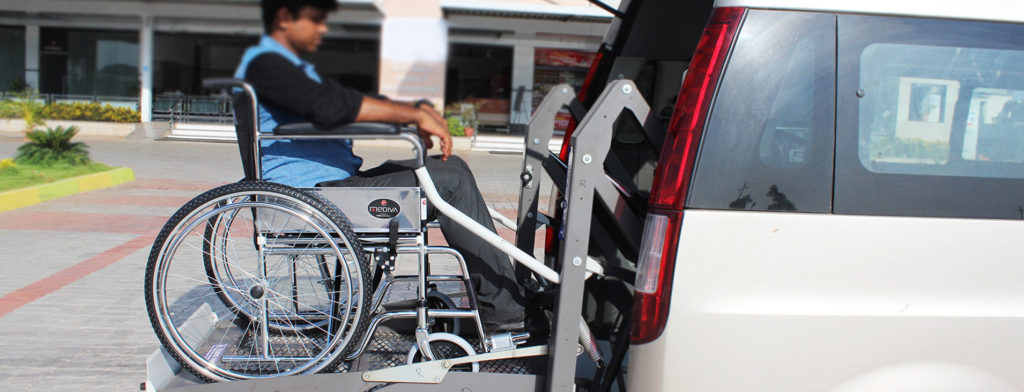 EzyMov - Wheelchair Taxi Service - Wheelchair Taxi, Vehicle Modifications, Mobility Products, Trained & sensitized drivers and best & the safest equipment