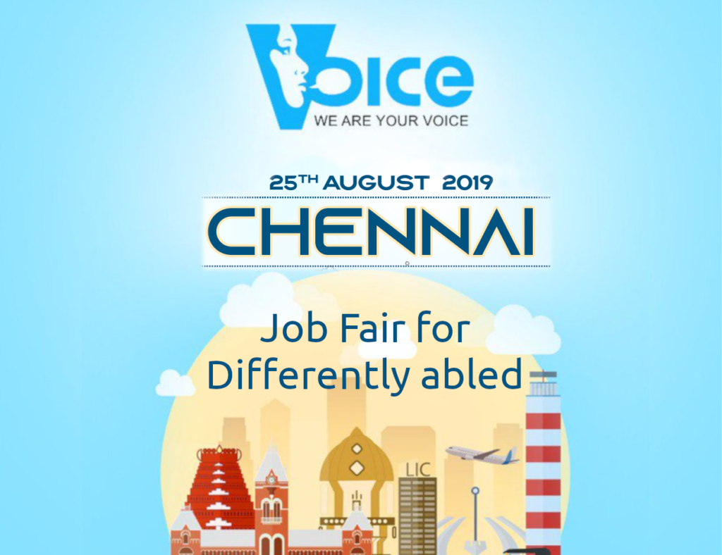 Job Fair for Differently abled - WeAreYourVoice - Banner