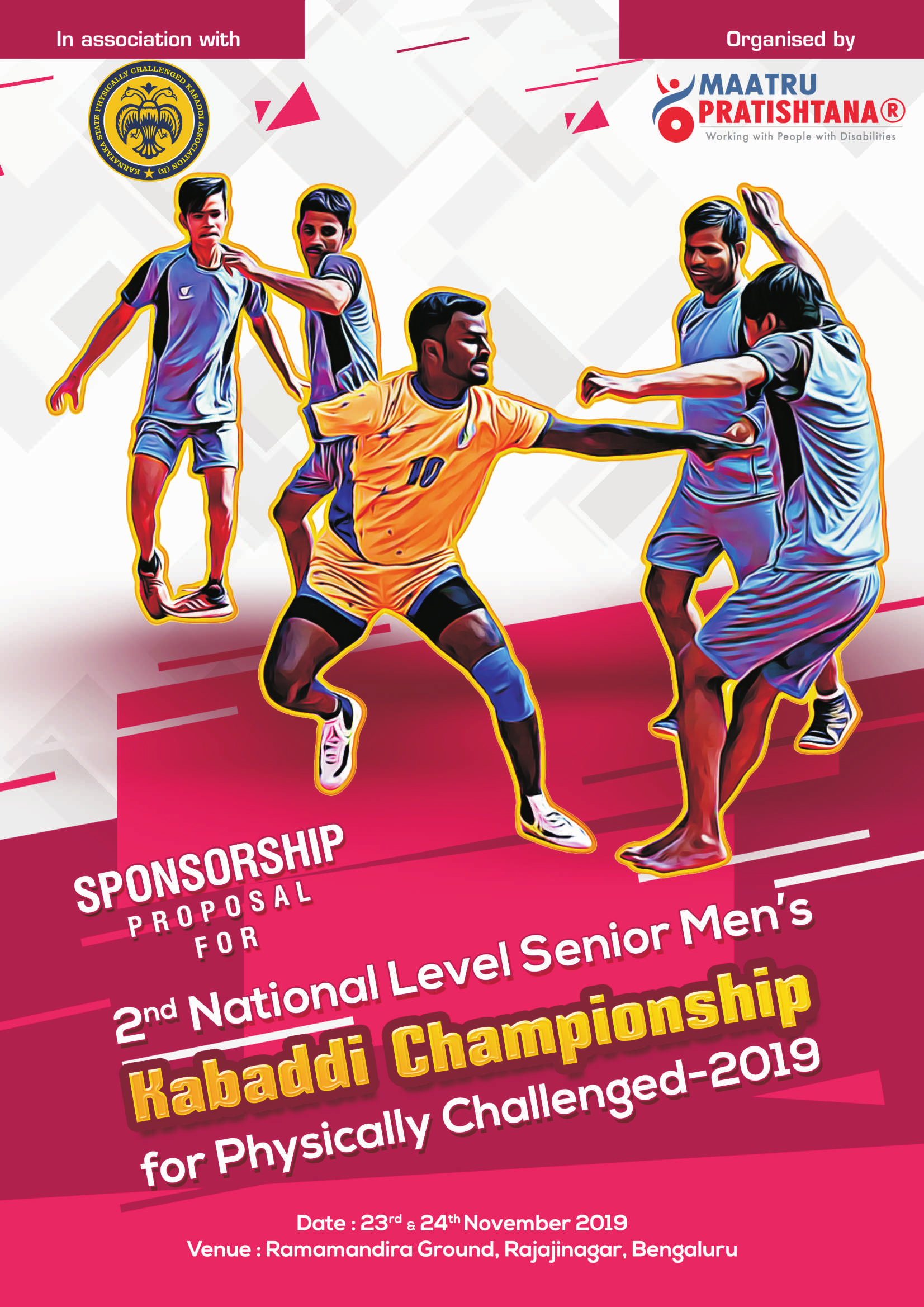 2nd National Level Senior Men's Kabaddi Championship for the persons with physical disability
