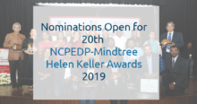 Nominations Open for 20th NCPEDP-Mindtree Helen Keller Awards 2019