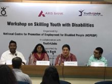 Skilling youths with disability' conference by NCPEDP