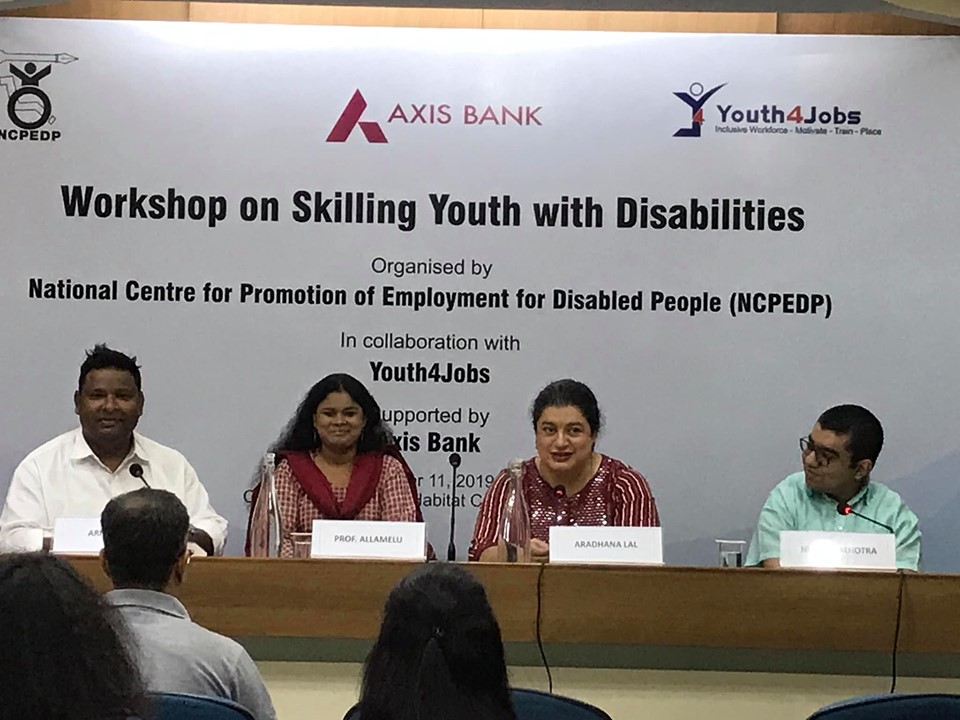 Skilling youths with disability' conference by NCPEDP