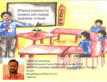 Rajesh Ramachandran - An effective transition for students with multiple disabilities- A Model. A Resource book for Rehabilitation professionals and Parents.