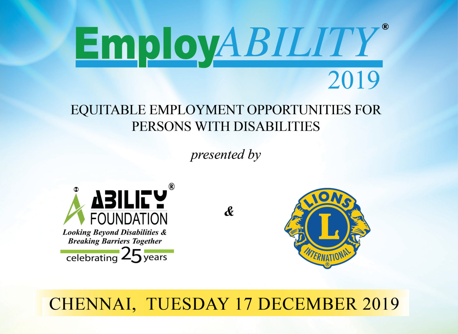 EmployAbility2019 - Job fair for Persons with Disabilities