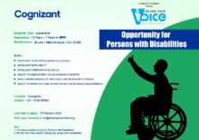 Cognizant jobs for Persons with Disabilities