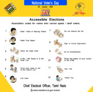 Accessible Elections – Association codes for voters who cannot speak / deaf voters