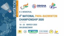 4th National Para Badminton Championship 2020