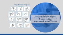 Clean hands protect against Corona Virus – Guidelines for Persons with Disabilities-tamil