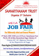 Mega Job Fair for Differently abled and General Women's
