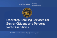Doorstep Banking Services for Senior Citizens and Persons with Disabilities