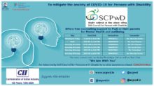 COVID-19 Free counselling support to Persons with Disabilities / Parents