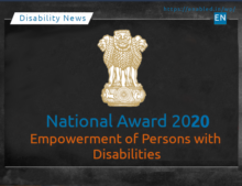 Advertisement inviting applications/ nominations for the National Award for the Empowerment of Persons with Disabilities, 2020