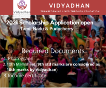 Sarojini damodaran foundation invites applications-vidyadhan scholarships-1