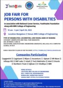 Youth4Jobs Foundation is organizing a Job Fair exclusively for persons with disabilities