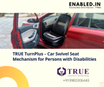 TRUE TurnPlus – Car Swivel Seat Mechanism for Persons with Disabilities