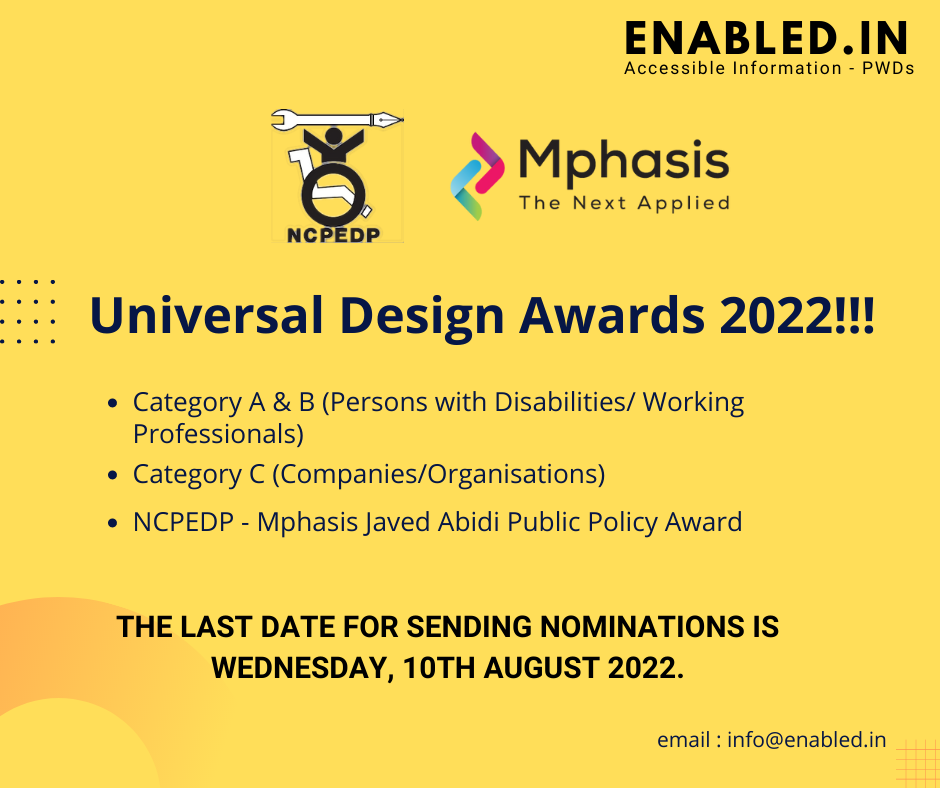 Universal Design Awards 2022