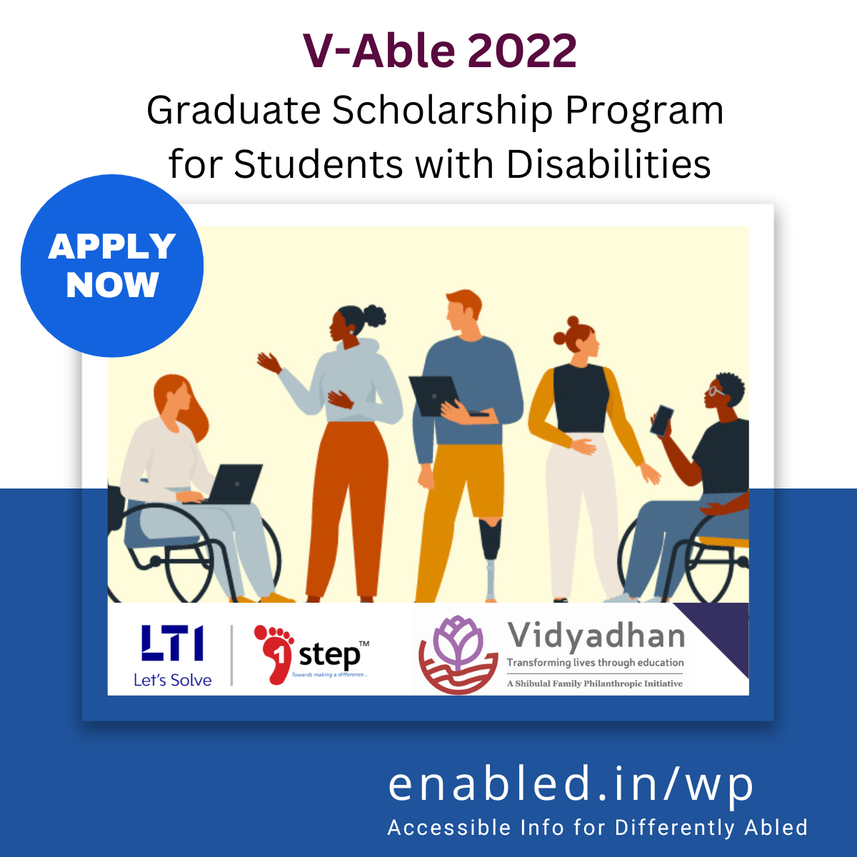 VAble 2022 Graduate Scholarship Program for Students with